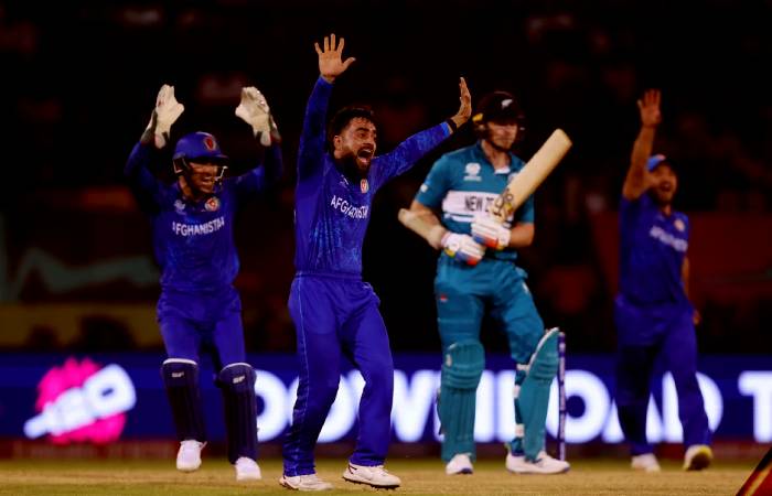 Afghanistan upsets New Zealand and stunned them with spin and slow bowling