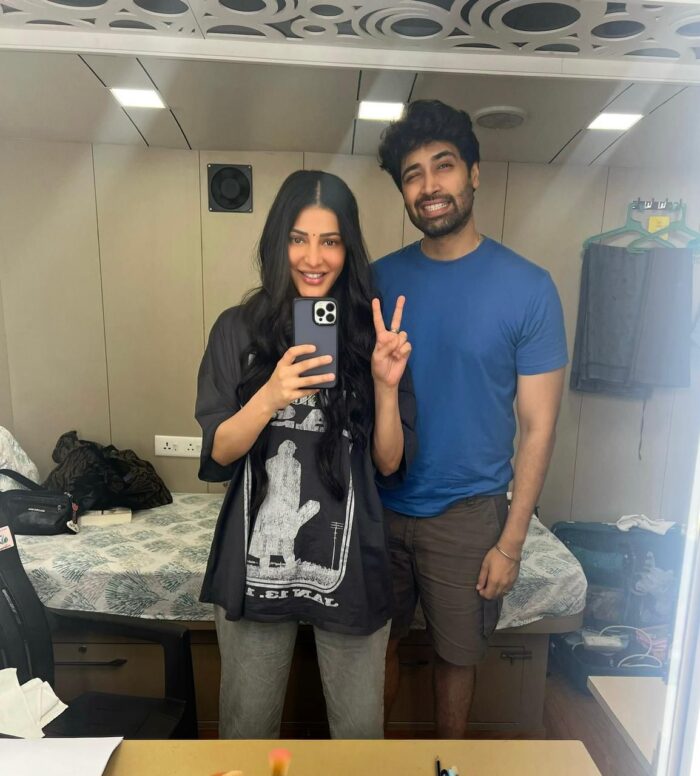 Shruti Haasan and Adivi Sesh starting their big schedule for Dacoit