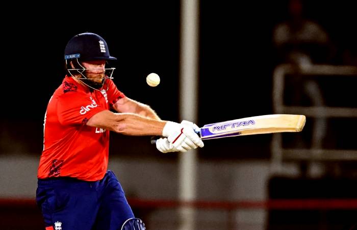 Jonny Bairstow wound up the chase for England with lusty blows