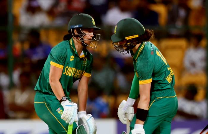 Laura Wolvaardt and Marizanne Kapp took South Africa close against India Women