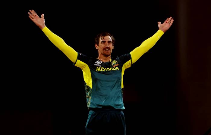 Mitchell Starc continued his form from IPL for Australia in their first match of T20 WC 2024
