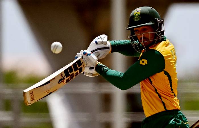Quinton de Kock once again scored another fifty for South Africa