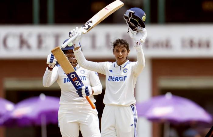 Smriti Mandhana scored a Test century for India continuing her form