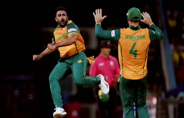 Tabraiz Shamsi restricts WI big hitters in crucial middle overs