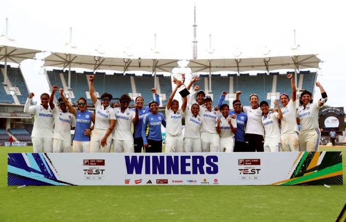 India Women won Test against South Africa Women in the only Test